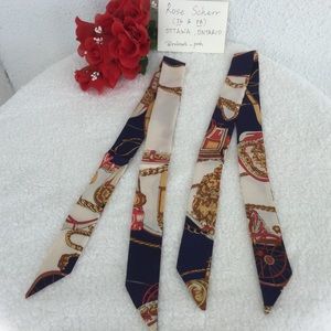 2pcs Twilly Scarves Handbag/ Handle Ribbon